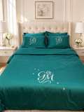 Gul & Moon Signature Bedding Set — Emerald Green (Queen)
