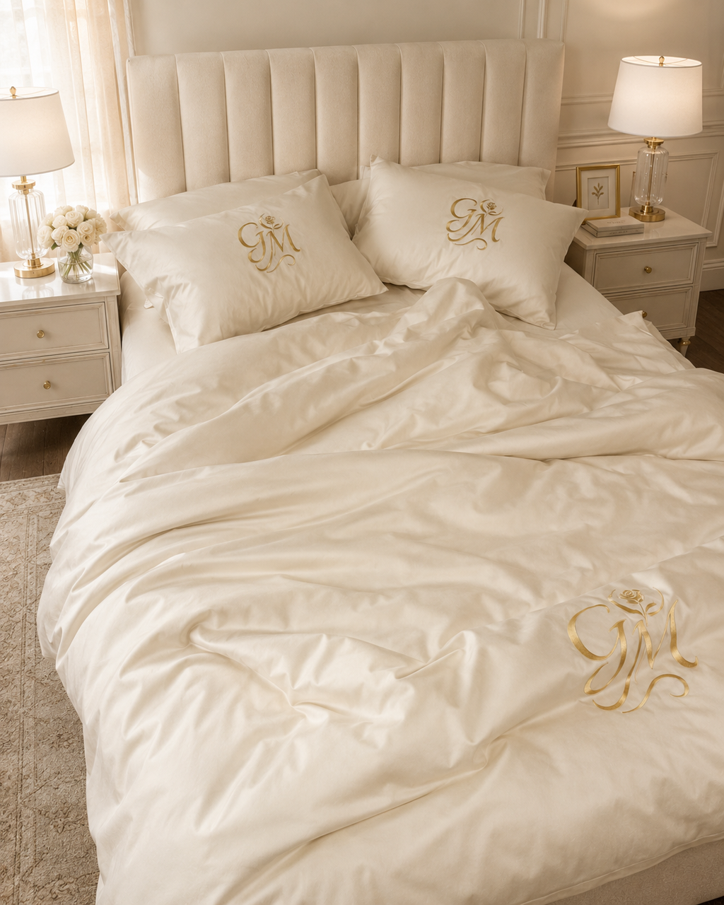 Gul & Moon Signature Bedding Set — Champagne Gold