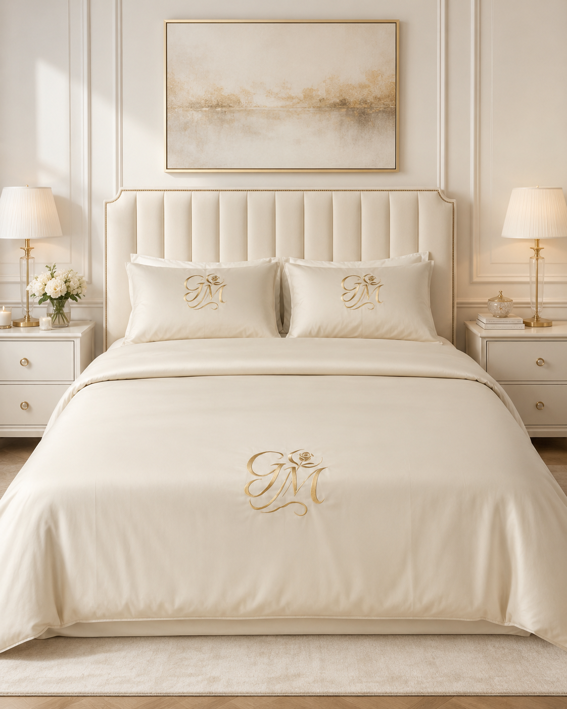Gul & Moon Signature Bedding Set — Champagne Gold