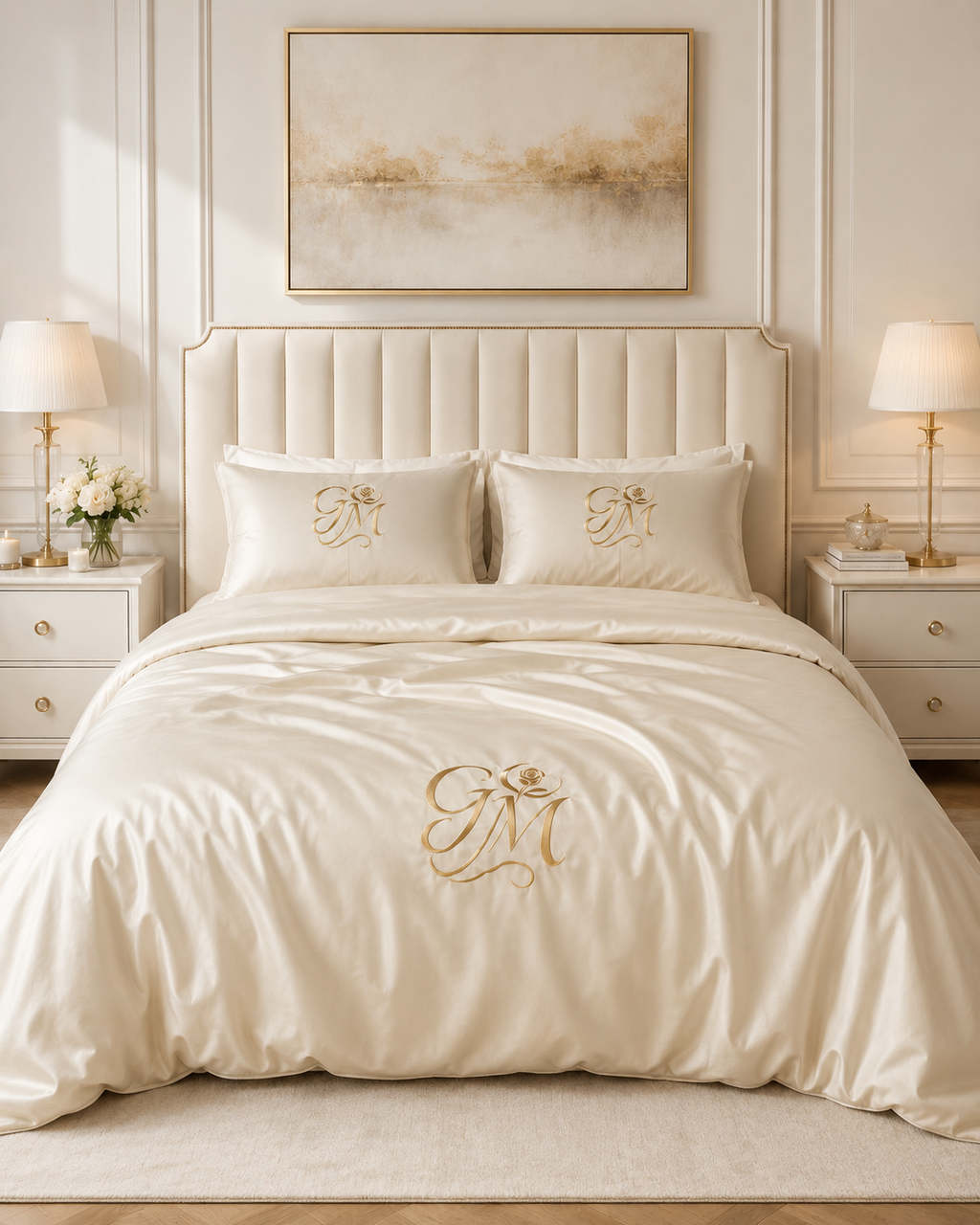 Gul & Moon Signature Bedding Set — Champagne Gold