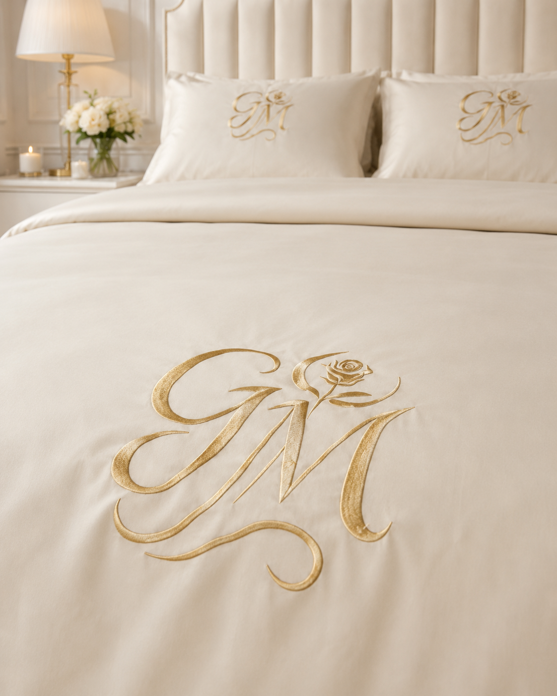 Gul & Moon Signature Bedding Set — Champagne Gold
