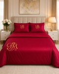 Gul & Moon Signature Bedding Set — Burgundy