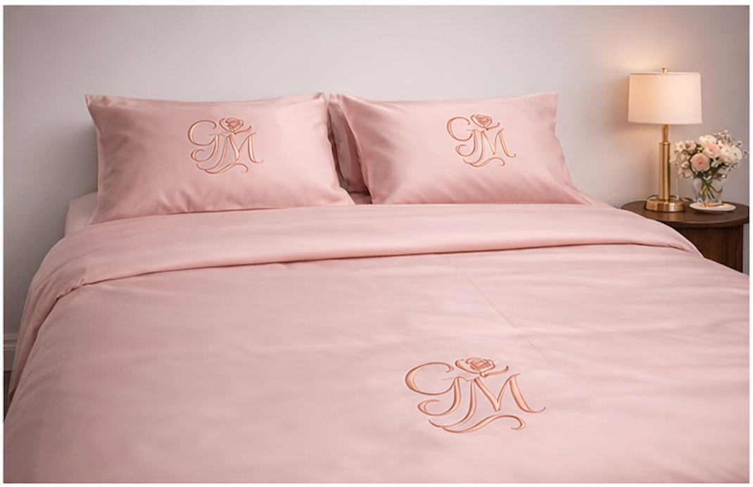 Gul & Moon Signature Bedding Set — Rose Powder