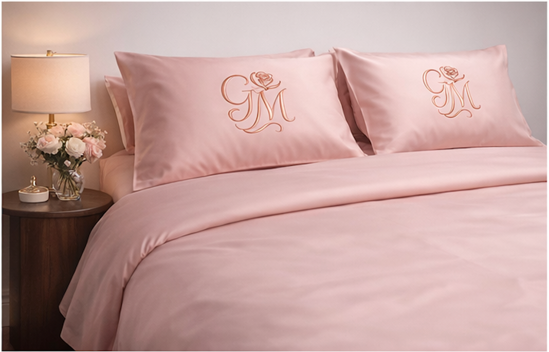 Gul & Moon Signature Bedding Set — Rose Powder