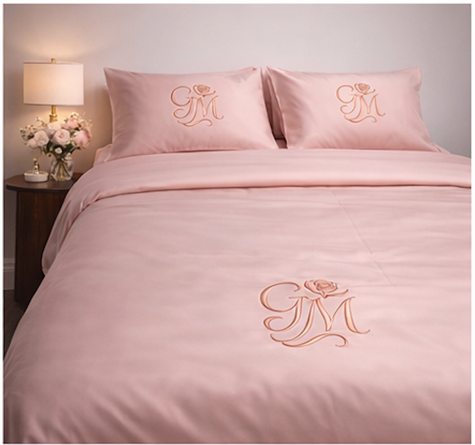 Gul & Moon Signature Bedding Set — Rose Powder